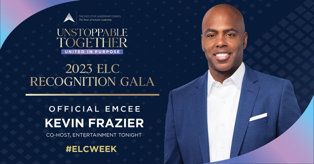 elcinfo's tweet photo. The ELC is excited to announce our emcee for The 2023 ELC Recognition Gala will be none other than Entertainment Tonight Co-Host @KevinFrazier!
Learn more about the #ELCGala2023 ๐
https://t.co/i49IK7Nakq
#ELCGala #ELCWeek #UnstoppableTogether https://t.co/RdBJXZFx4a