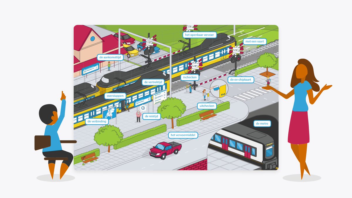 Versterk je woordenschatlessen met praatplaten! 🗨️🎨 Woorden en aansprekende beelden komen samen, waardoor het aanleren van nieuwe woorden nog leuker wordt. Je vindt ze in de lesmethode Snappet Taal. Open de praatplaat op het digibord 🖥️ of hang 'm op in de klas! 🖨️