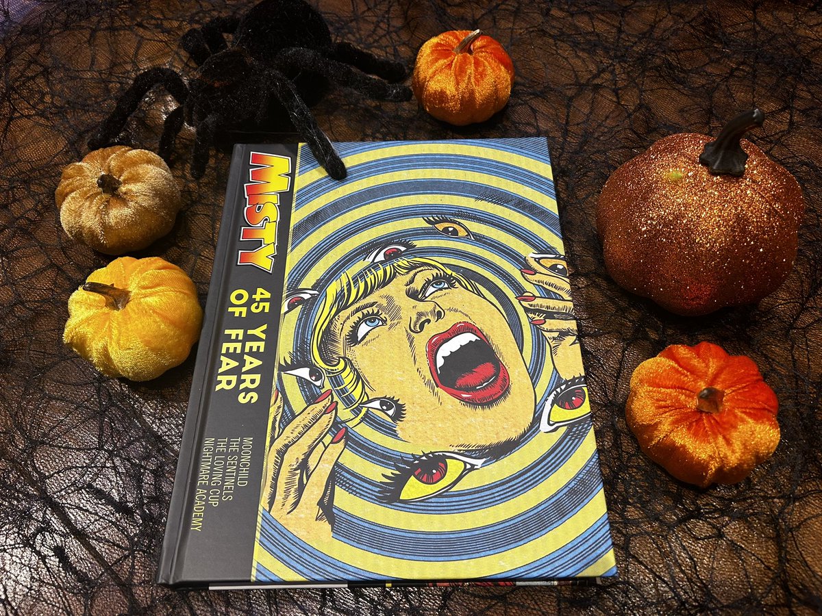JoanneSchofiel1's tweet photo. 🎃 Say hello to #45YearsofFear the new #Mistycomic release. Packed with shadows & screams, it’s a stunningly beautiful hardback book full of nostalgia and ghosts. 🕷️
More info on my insta: https://t.co/SLXmZIuJZt
Available to order now. The perfect #spookyseason treat! 🎃 https://t.co/mHtYi0UYkl