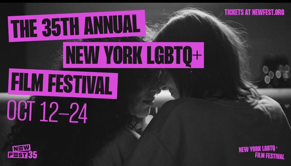 GeeksOUT's tweet photo. @NewfestNYC the 35th Annual New York LGBTQ film Festival takes place Oct 12-24. Sign up for the official #geeksout Newsletter released this Thursday October 5 to receive a special discount code to the festival and stay up to date on all Geeks Out events and @flamecon. https://t.co/fl5YRUcmPJ