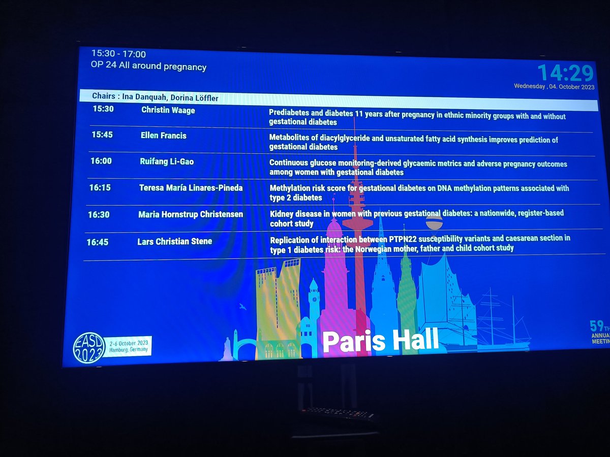 Oral presentation in collaboration with EPIPREG group in #EASD2023 

<a href="/epipreg/">Christine Sommer</a> <a href="/SonsolesMorcill/">Sonsoles Morcillo</a> <a href="/NicolsFragoso/">Nicolás Fragoso Bargas</a>