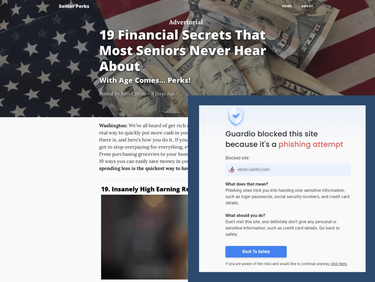 Guardio on X: This week's #phishoftheweek is this scam site using