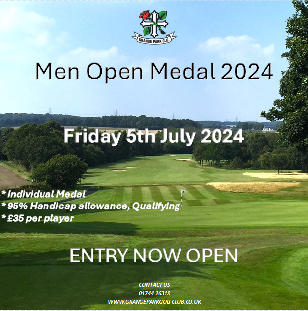 grangeparkgc's tweet photo. ** 2024 Open Events**

Entries are now open

Visit https://t.co/1yCyvL1Wfi https://t.co/WWBTI8LjwZ