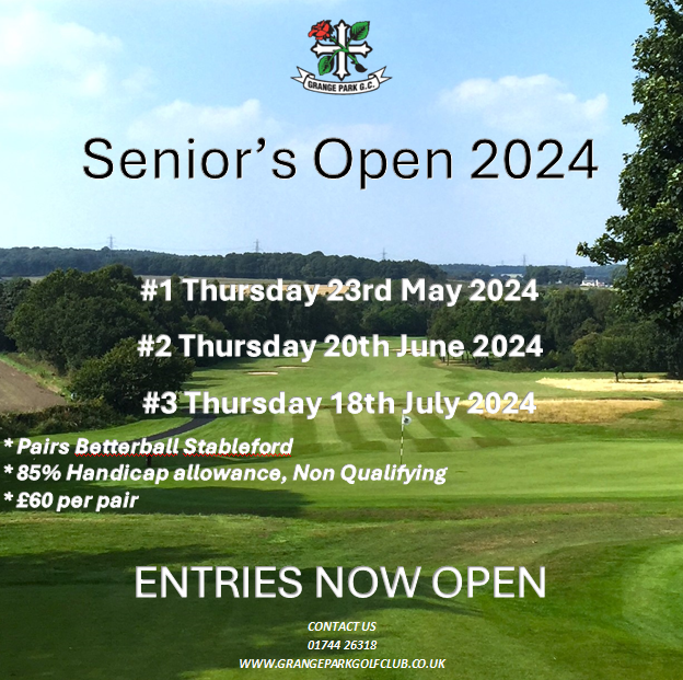 grangeparkgc's tweet photo. ** 2024 Open Events**

Entries are now open

Visit https://t.co/1yCyvL1Wfi https://t.co/WWBTI8LjwZ