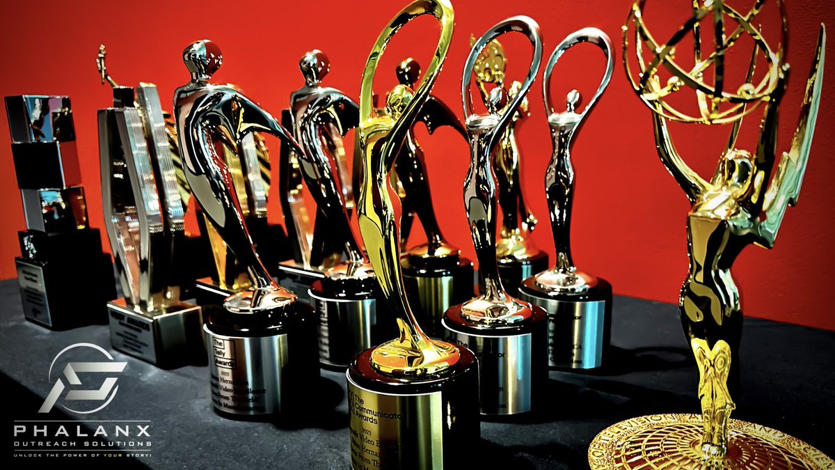 phalanxoutreach's tweet photo. With over 25 storytelling awards earned by our founders, we’re hungry to compete &amp; ready to unleash the power of storytelling to enhance your brand. 🚀 

Let’s work together to #UnlockYourStory &amp; captivate your audience! 

✍🏿🗣️🎥📺💻📲🤝🏆=💪 https://t.co/WfxTrAfX3D