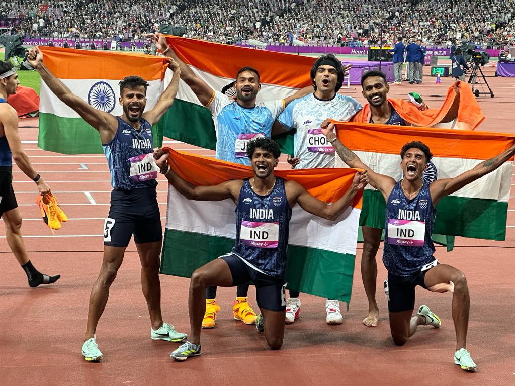 How's the Josh? 

📸 <a href="/afiindia/">Athletics Federation of India</a> 
#AGwithIAS | #IndiaAtAsianGames #AsianGames2022