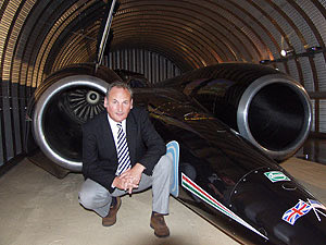 engineers_feed's tweet photo. This day on October 4, 1983 – Richard Noble sets a new land speed record of 633.5 miles per hour (1,019.4 km/h) at the Black Rock Desert in Nevada. https://t.co/k5AXRUZur0