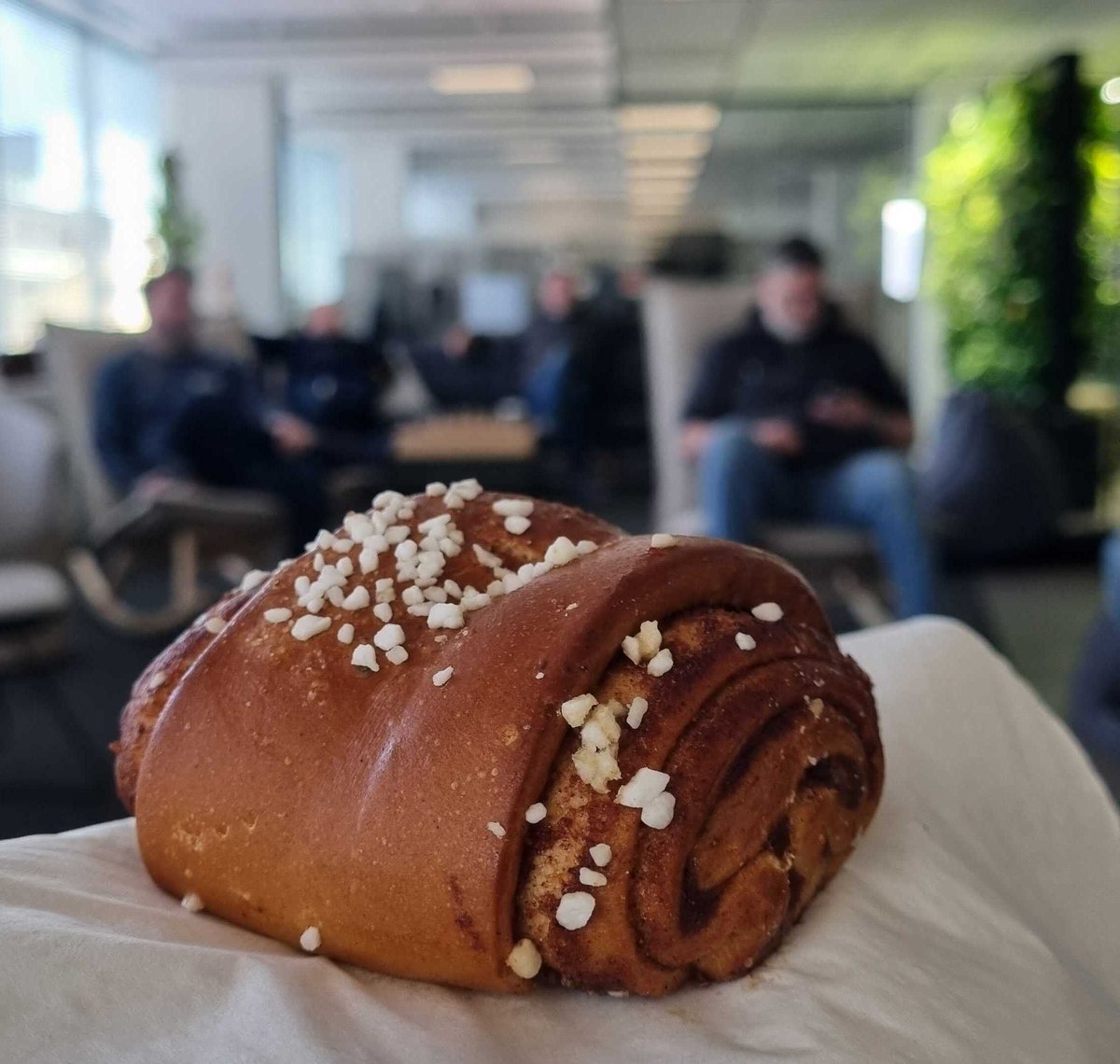 CodemateLtd's tweet photo. Happy #CinnamonBunDay!
Our team's spreading the sweet vibes today with a cinnamon bun feast 😋
#CodemateLife #GoForward https://t.co/kRvdhTsqvT