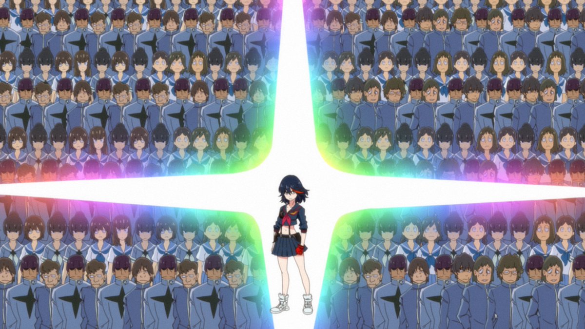 aniplexUSA's tweet photo. Happy 10th anniversary to KILL la KILL! ✂️

"I’ll take my own path no matter what anyone else says.” https://t.co/ctk9wp5Miv