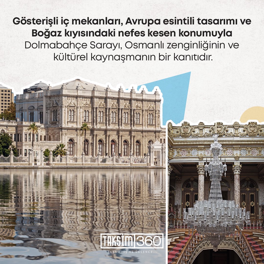 Taksim360's tweet photo. Taksim360'ta tarihi Dolmabahçe Sarayı'na sadece bir kilometre uzaklıktasınız.

#Taksim360 https://t.co/k5498ryqJ9