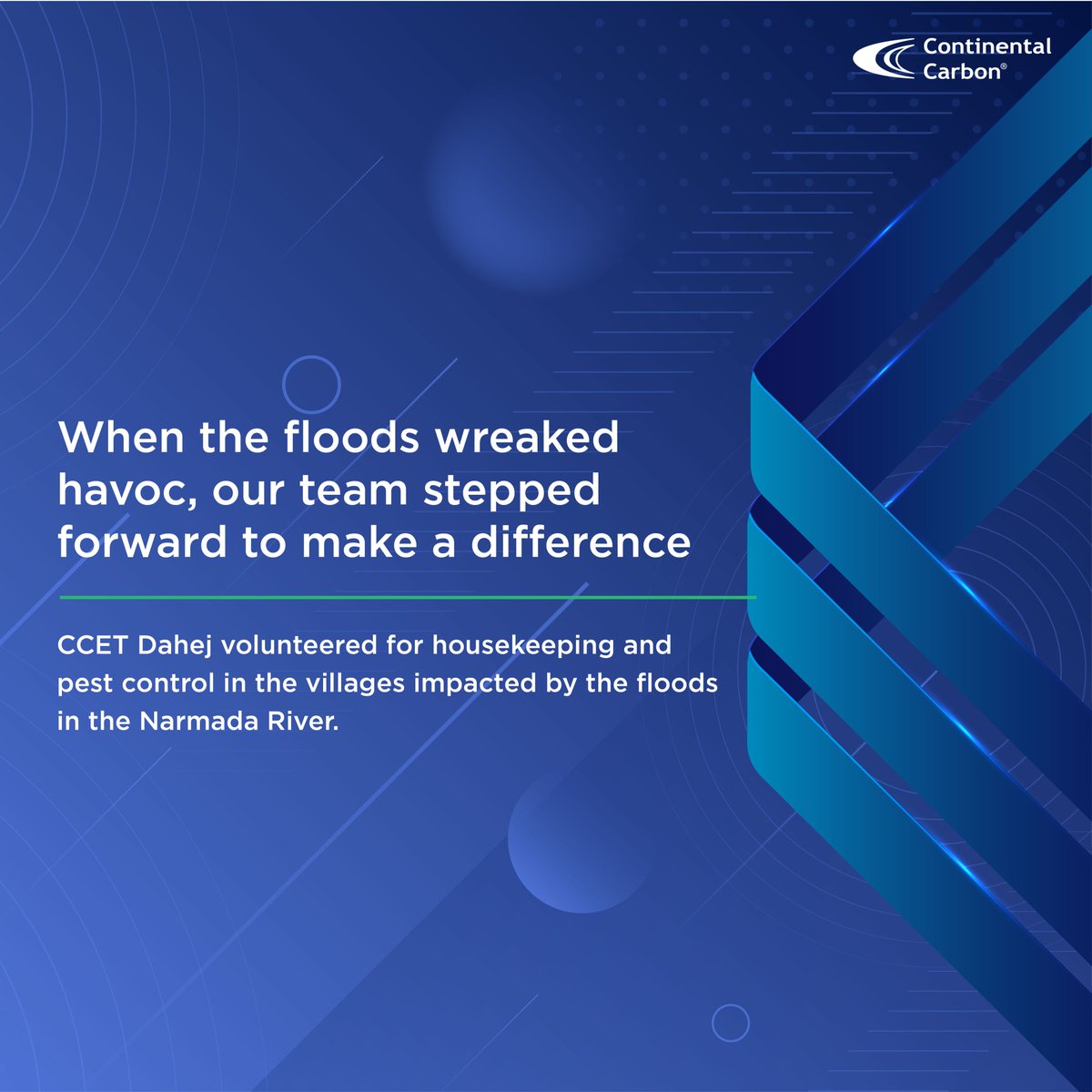 CCI_India_'s tweet photo. In the 3rd week of September, #villages near the Narmada River got heavily flooded, thereby damaging the village properties and severely deteriorating the village housekeeping. 
As a part of our #CSR initiatives, our company #CCET Dahej volunteered for village #housekeeping.. https://t.co/2Xm0jGkBEm
