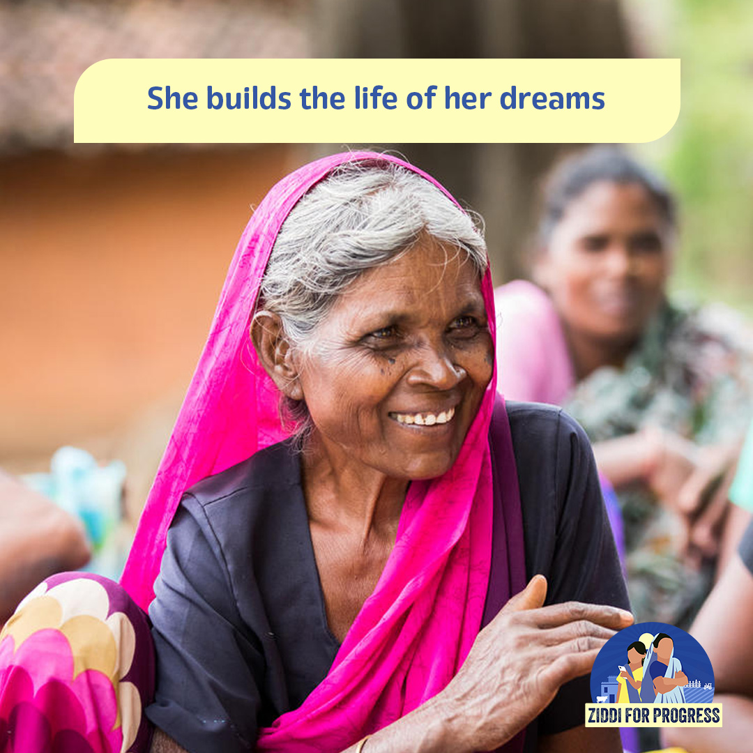 GatesIndia's tweet photo. She unlocks opportunities with her capabilities and by gaining new skills. She might have to power through various challenges, but she was never one to give up. Every step she takes moves her closer to her goal. #ZiddiForProgress – Empowered rural women taking charge https://t.co/tDf431Qeea