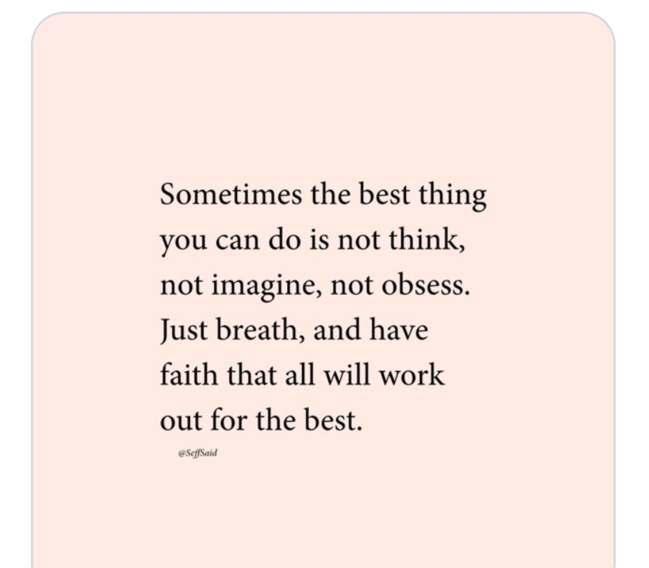 Sometimes...all you need is Faith!!