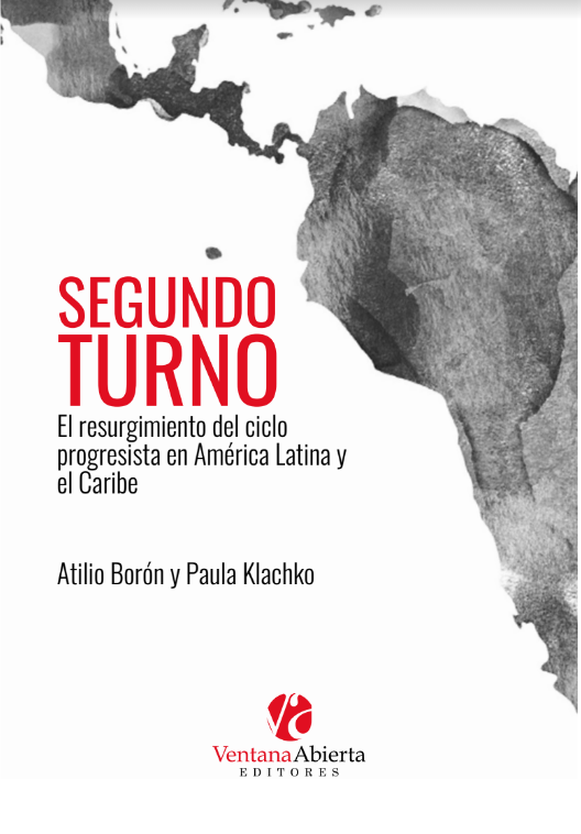 "Segundo Turno" de <a href="/atilioboron/">Atilio Boron</a> y @paulaklachko En Primavera del Libro stand 34  youtube.com/watch?v=ZkPwF4…  <a href="/VAEditores/">Ventana Abierta Editores</a>