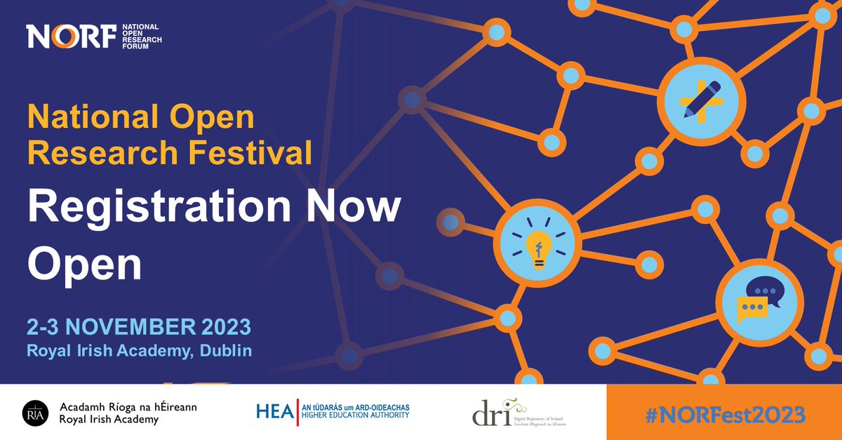 National Open Research Forum (NORF) Ireland tweet media