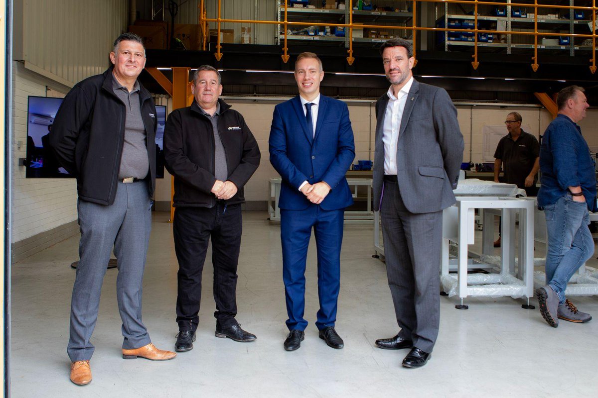 miketmullaney's tweet photo. It was good to recently visit Sapcote Engineering an excellent company here in Leicestershire who do cutting edge manufacturing work. Great to be shown round @SapcoteEngLtd &amp; see the #advancedengineering work they do &amp; to be able to officially open their upgraded facilities https://t.co/J4dczJEGu3