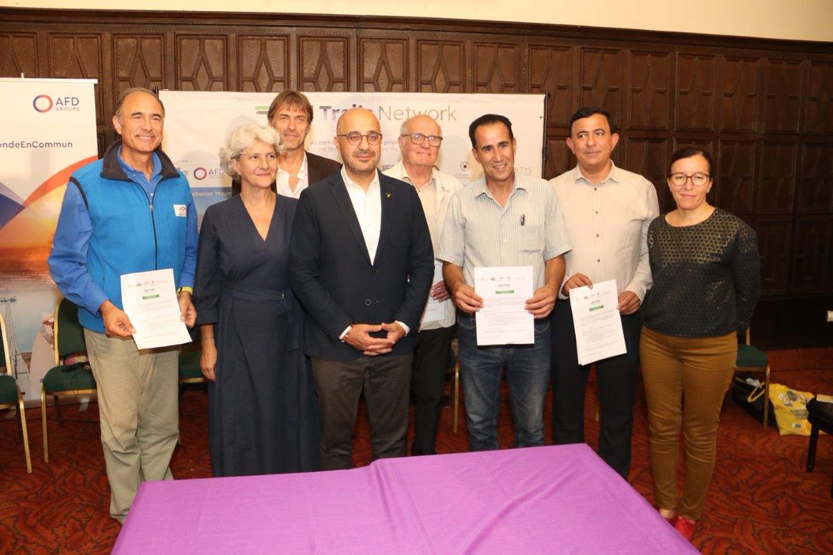 TheJordanTrail's tweet photo. The Med Trails Network program, the first network of long-distance hiking trails in the Mediterranean, is officially launched
 @AFRAT,  @TheJordanTrail , @lebanontrail , @PalestinianHeritageTrail and @Tétraktys-, with the support of @AFD and @RegionSud https://t.co/qv3ZvNkz1f
