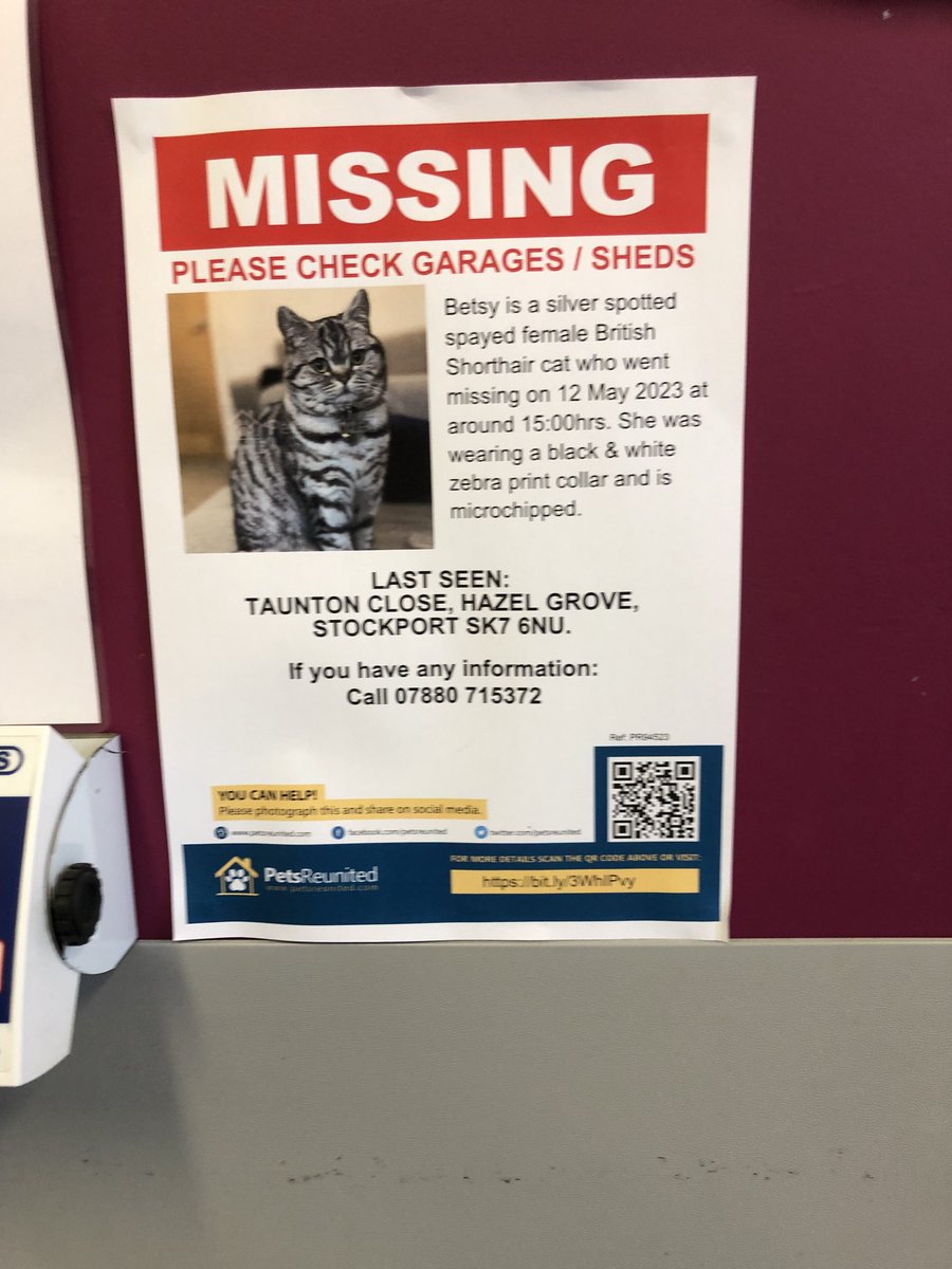 Can we help friends please keep an eye out #stockport #lost cat thank you in advance