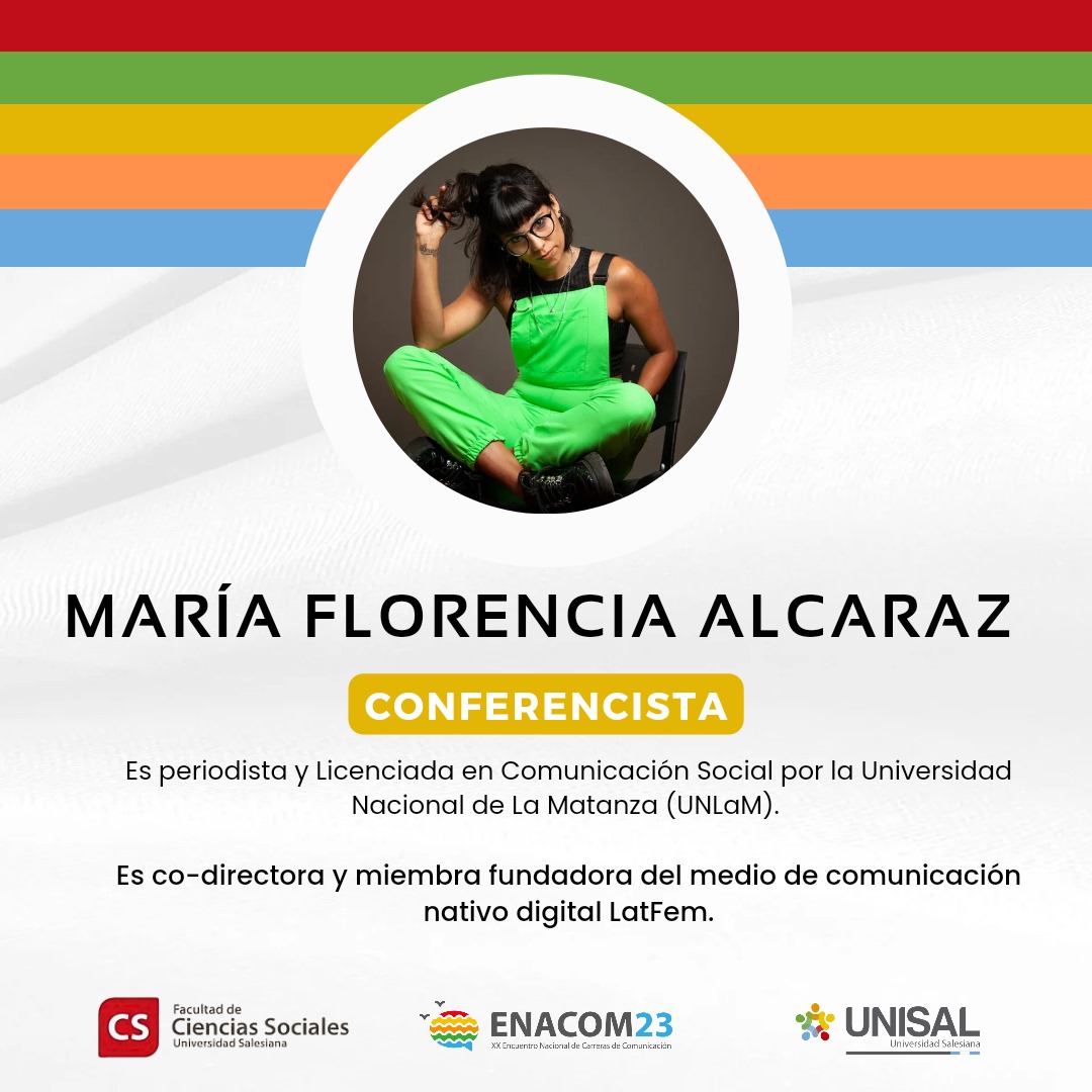 hacheytodojunto's tweet photo. 🔥 Line up de ENACOM 2023 en @unisalAR #BahíaBlanca 
📍1, 2 y 3 de noviembre
@maRIOrioRDA 
@florencialcaraz
@FAlbarello 
@cecilabate https://t.co/uFY2DbfSye