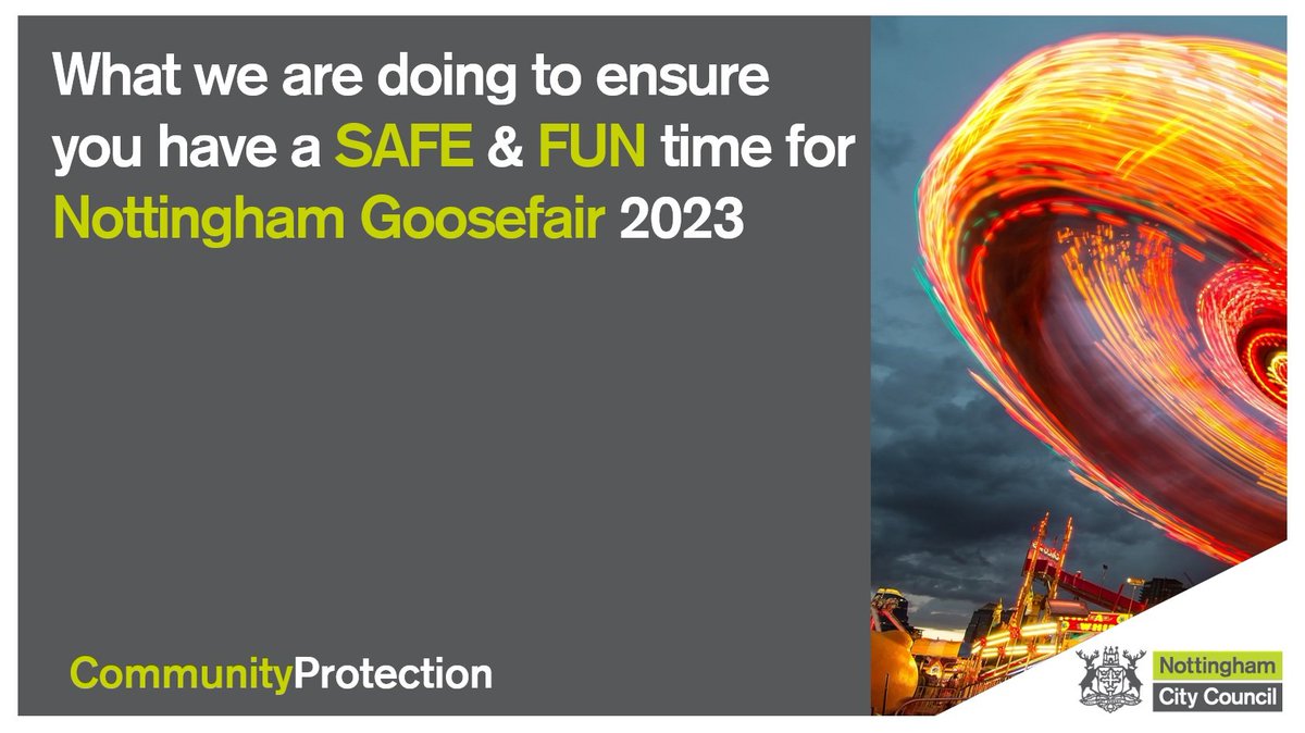 We're half way through Goose Fair &amp; have already had a busy few days! So far, CPOs have:
📝 issued 11 FPNs for Illegal Street Trading
🕵️ supported <a href="/NottmCityTS/">Trading Standards</a> with seizures of unsafe items
🚋👮‍♂️ patrolled key transport networks &amp; the wider area tackling ASB
#GooseFair #Nottingham