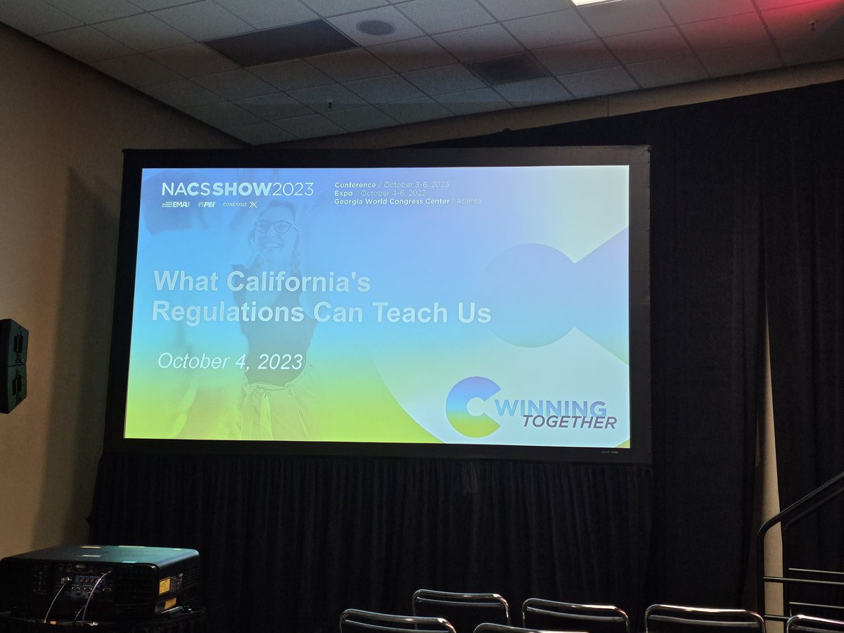 iSeeMelissaV's tweet photo. Like I'd be anywhere else this morning  #nacsshow @NACSonline https://t.co/FISCFG0GLI