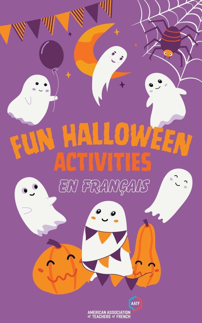 No tricks, just treats! The AATF is over the moon about our new Halloween items: a 4-skill learning activities packet (instant digital download) & a fun activities packet (digital download) Tables of contents & sample activities: frenchteachers.org/store/merchand…