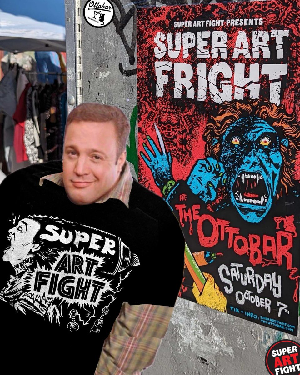 TheLos's tweet photo. @makirollOFC I don’t know what you’re talking about #SuperArtFright #TheOttobar https://t.co/8jY5NsHetP