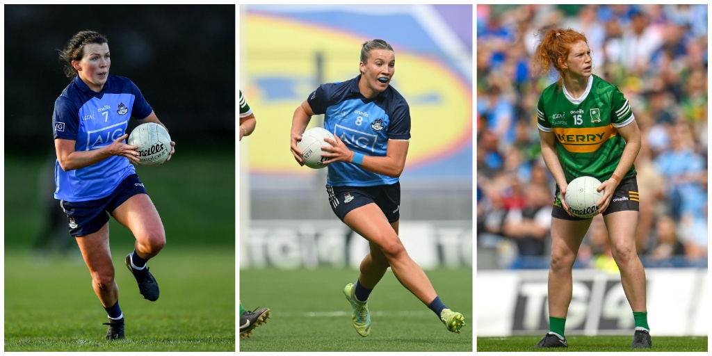 LadiesFootball's tweet photo. Our 2023 @TG4TV Senior Players' Player of the Year award nominees hail from @dublinladiesg (x2) and @kerryladiesfoot 🏐

Full details: https://t.co/EAKdSPF5Uq

@SportTG4 #TG4Allstars https://t.co/X0A3nU2VLN