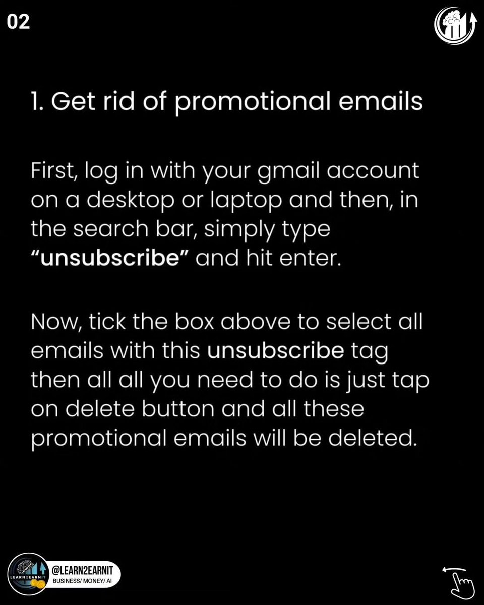 Business_Unions's tweet image. Billions of people use Gmail but only a few know how to use it effectively

Here are 8 Gmail hacks:

1.