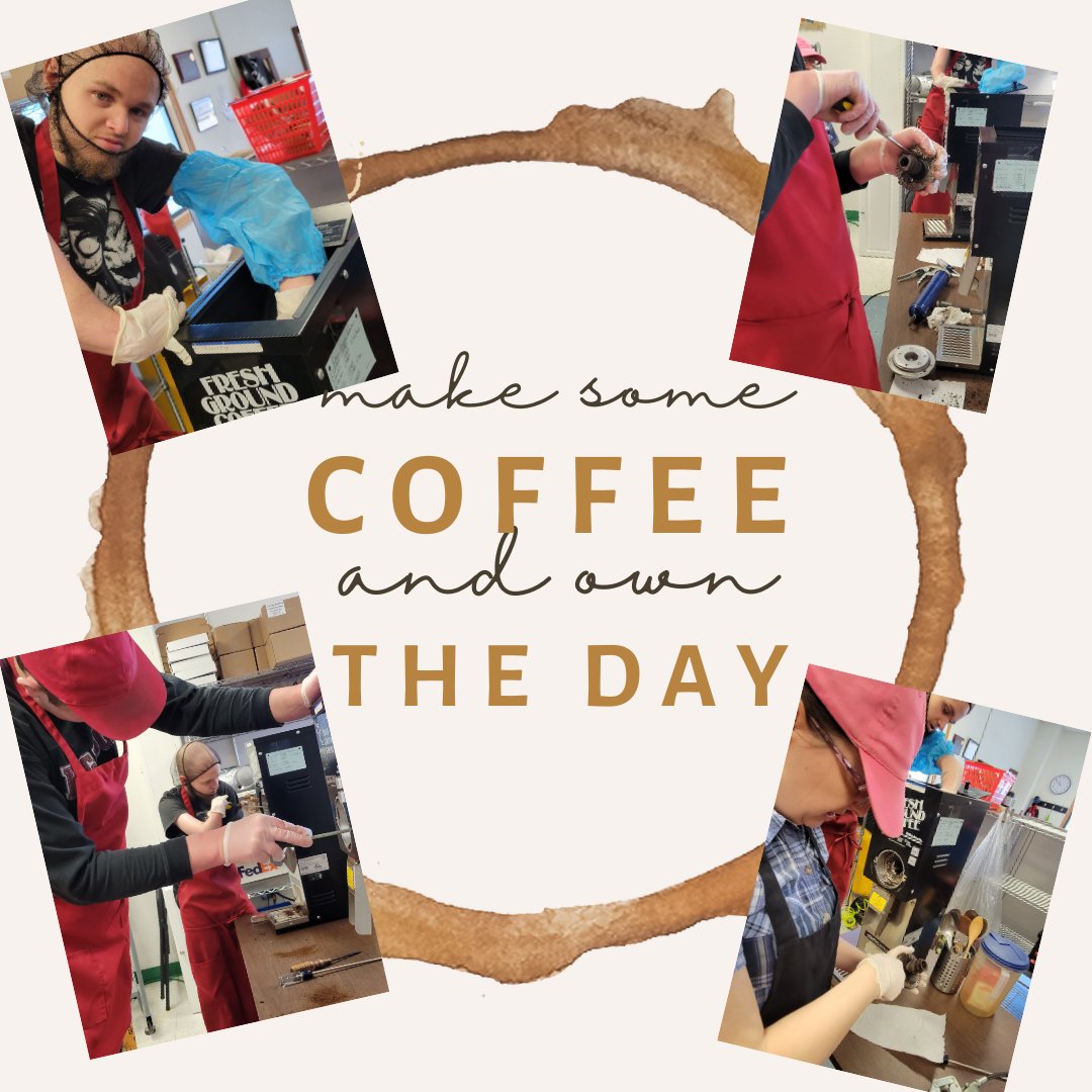 jumpymonk's tweet image. Have you cleaned your grinder?  Our team is working hard on getting our grinders cleaned and ready for your next order!  Great job everyone! ❤️🤍

#smallbusiness #10ksb #coffeewithacause #fall #grateful #coffee #responsibility