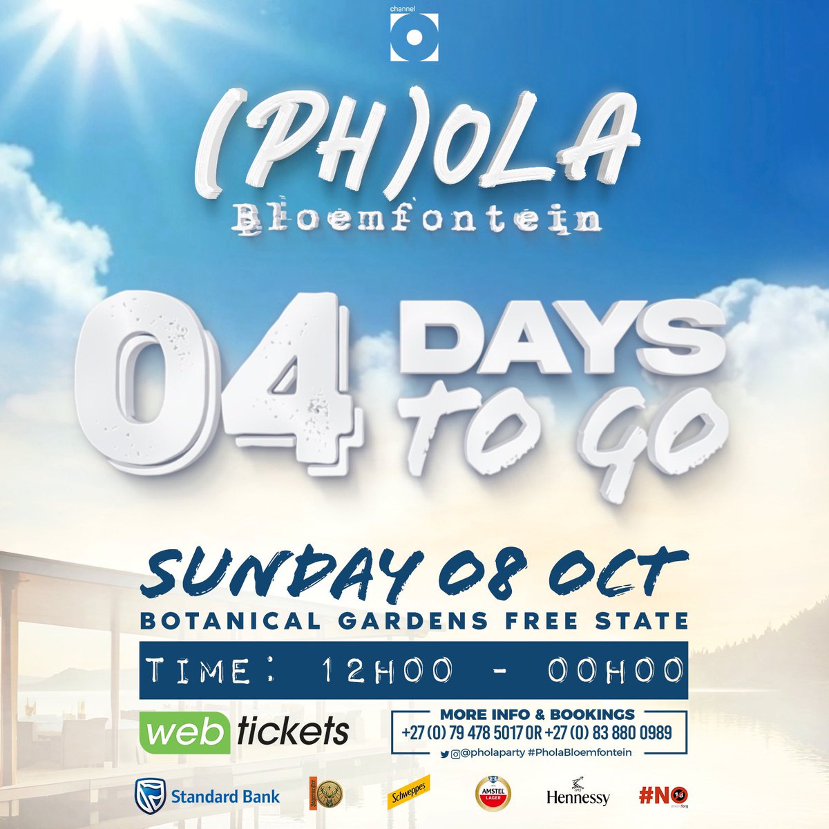 UrbanMosotho's tweet photo. Come (PH)OLA with us in Bloem on Sunday 8 October 2023 at the Free State Botanical Gardens for the ultimate day time lifestyle party featuring your favourite entertainers. Link on bio 4 general tickets and VIP tables available on +27 79 478 5017

#Phola 
#PholaBFN
 #PholaInBloem https://t.co/Fm5P5OXYfK