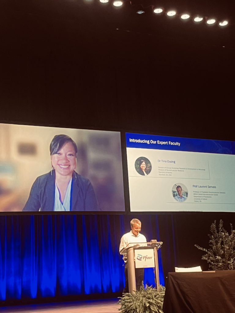 gio_tnpee's tweet photo. A great symposia by dr Tina Duong and prof Laurent Servais 💪🏻 evolving scenario for outcome measures in #DMD #WMS2023 @WorldMuscleSoc https://t.co/VCBPdbT8E9