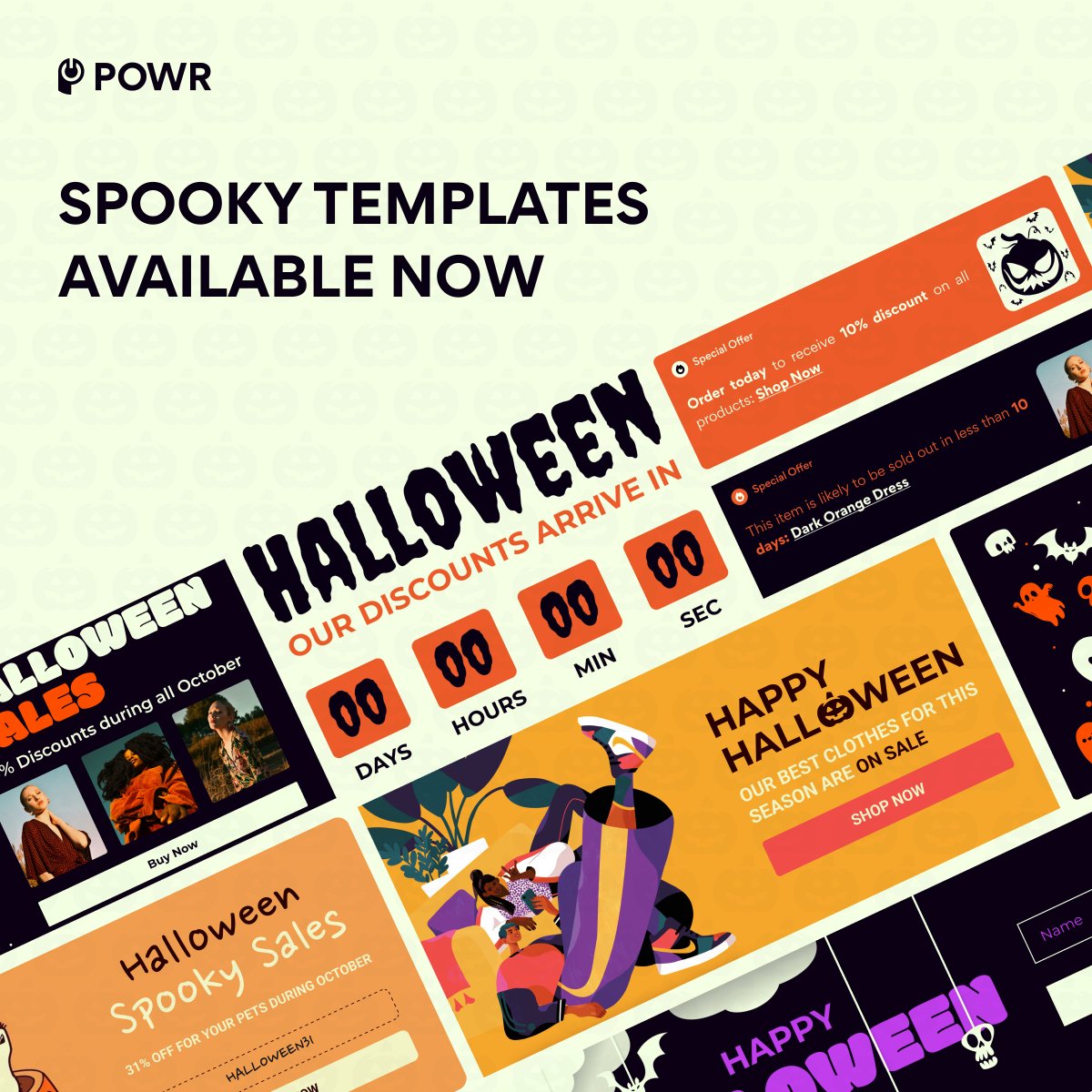 Gotta big Halloween sale this month? 🎃 👻 New app templates are available! Countdown Timers Popups Contact Forms Image Sliders Find them here 👇 bit.ly/48DmUEU Build urgency ahead of your sale. Use for free. Upgrade for more features. #halloween #smb #nocode