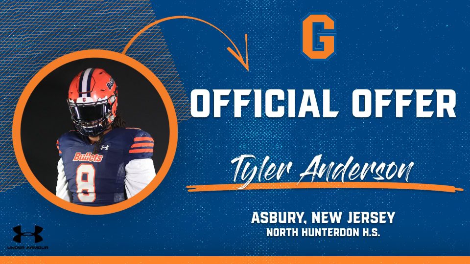 Tyler Anderson (@tyleran33309020) on Twitter photo Thank you to <a href="/Coach_ESM/">Eamon Morrissey</a> and the Gettysburg staff for the offer and opportunity! <a href="/GburgFB/">Gettysburg College Football</a> <a href="/NHLionsFootball/">North Hunterdon HS Football</a> Thank you to <a href="/Coach_ESM/">Eamon Morrissey</a> and the Gettysburg staff for the offer and opportunity! <a href="/GburgFB/">Gettysburg College Football</a> <a href="/NHLionsFootball/">North Hunterdon HS Football</a>