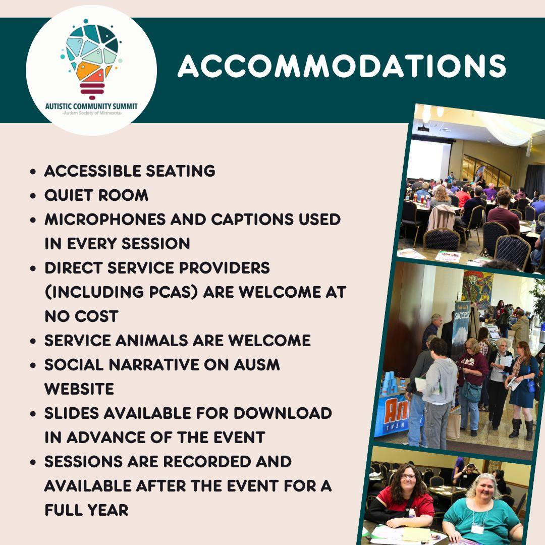 The #AutisticCommunity Summit is coming up fast – just 50 seats remain to join us in person, so register now for educational sessions, a Powerpoint Party, trivia, and coffee club hangout. ausm.org/events/autisti…  #ActuallyAutistic #NothingAboutUsWithoutUs