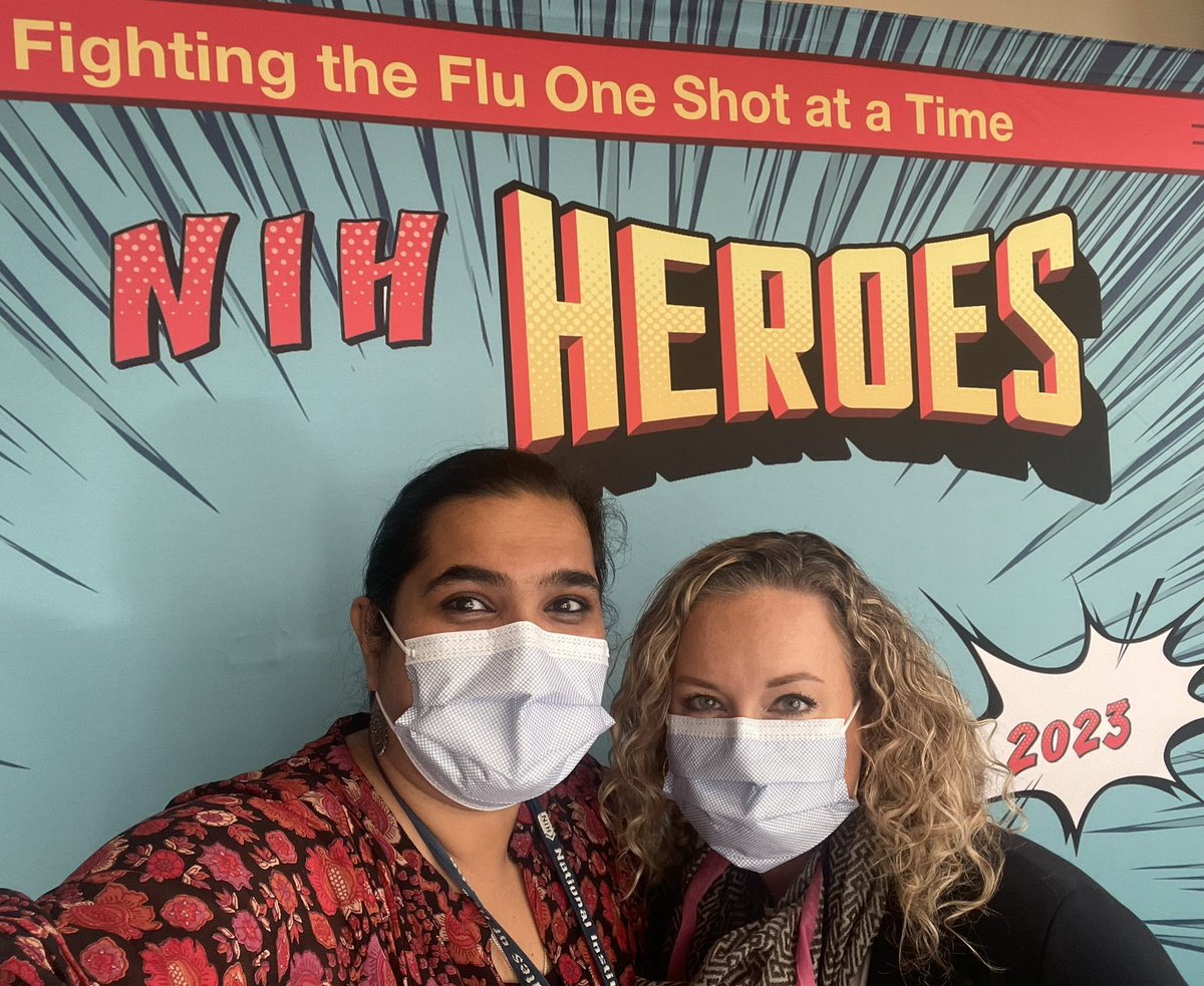 Doing our bit to fight the flu <a href="/NIHClinicalCntr/">NIH Clinical Center</a> with <a href="/DrKateLurain/">Kate Lurain</a>