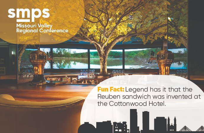 Another claim to fame that our 2024 MVRC venue can boast about - being the birthplace of the Rueben sandwich!

To learn more about the hotel and other travel information for SMPS MVRC, visit lnkd.in/ggTtEeqY

#SMPS #SMPSMVRC #RootedinGrowth #VisitOmaha