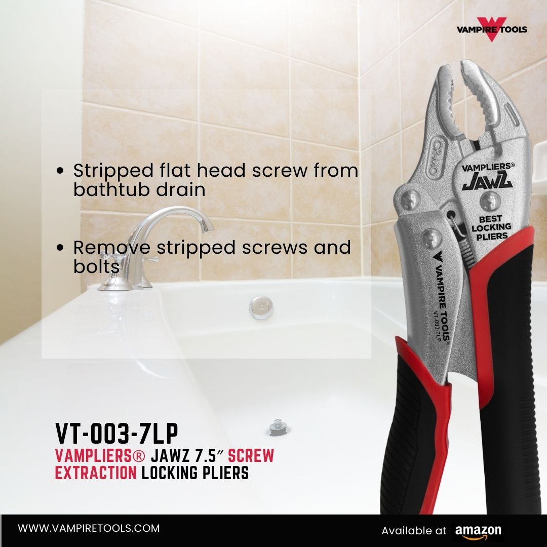 Vampire_Tools's tweet image. Here are some practical uses our Vampliers have been assisting our customers with on their household repair and screw problems!
Amazon storefront: amazon.com/stores/Vampire… 
#diyhomeprojects #householdrepair  #homeimprovement #diyprojects #screwremover #screwfix #Pliers