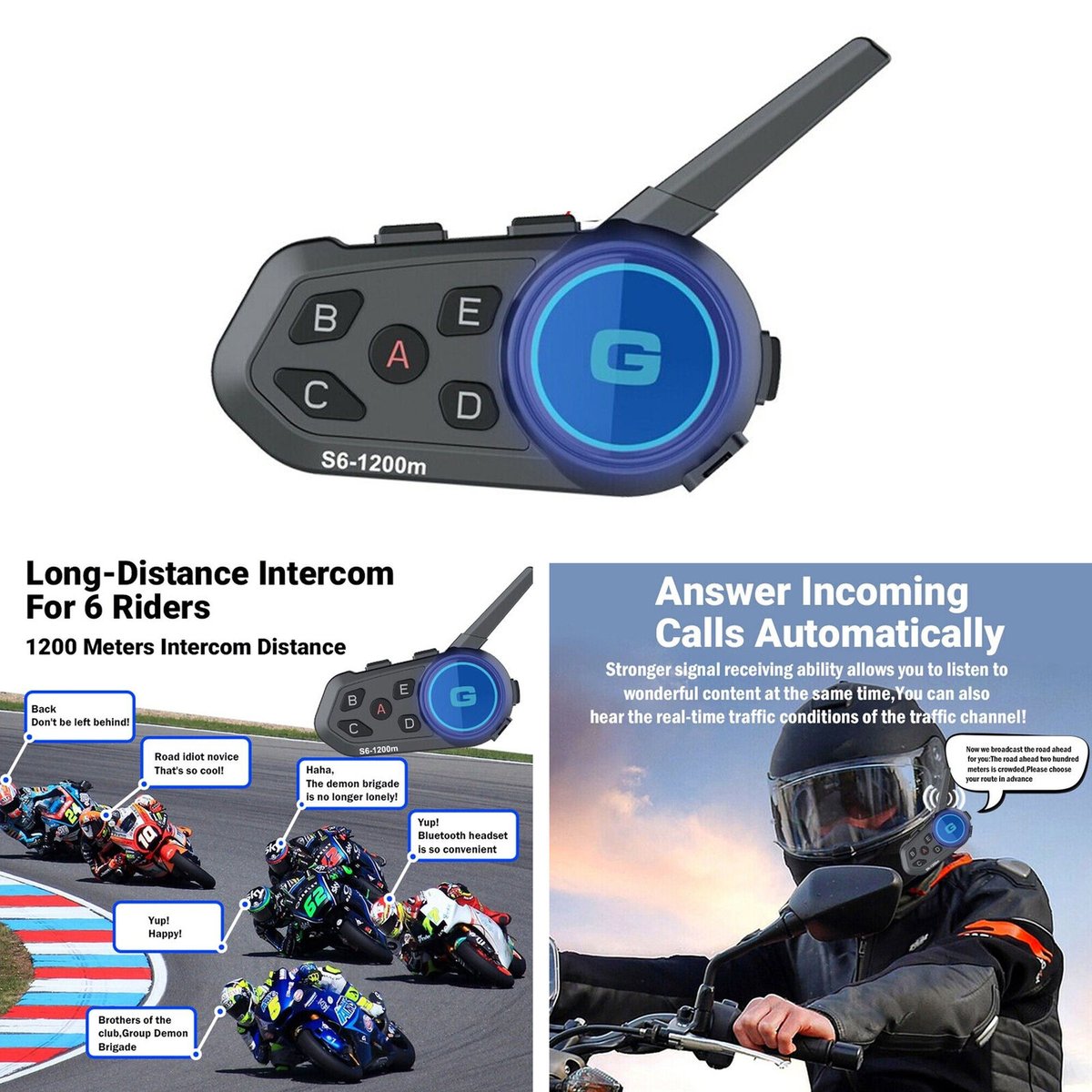 bikes_top's tweet photo. S6 HELMET BLUETOOTH INTERCOM 
✅Answer calls automatically 
✅Listen to music , GPS voice navigation 
✅Noise cancellation mic 
✅Waterproof 
✅1200 intercom distance 
✅400 stand by time 
✅Price : USh 280,000 
For more information contact 0702355319 . https://t.co/j95CfaOgcX