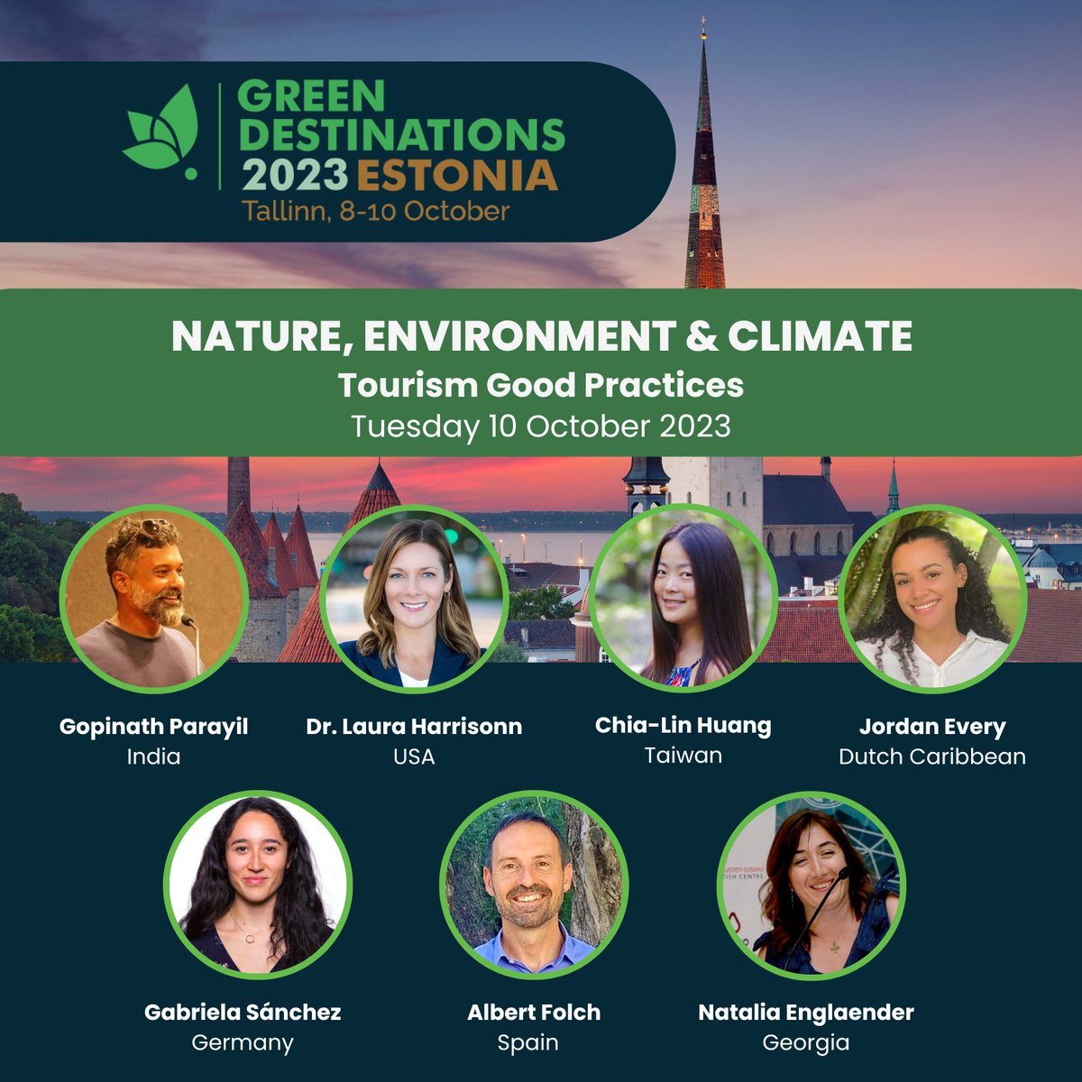 🇪🇪 GD 2023 | 🗓 Day 2

💼 Panel: Nature, Environment and Climate: Practical strategies, including showcasing best practices, to reduce the environmental impact of tourism and combat the climate crisis through mitigation and adaptation.

🎟 Book your spot: ow.ly/eT5U50PQbyo