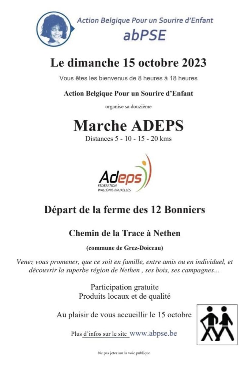 🎉 La date de notre marche Adeps approche à grand pas 👣

#adeps #nature #marche #sport #nethen #grezdoiceau #association #volontariat #benevolat #enfants #education #marcheadeps #cambodge #belgique