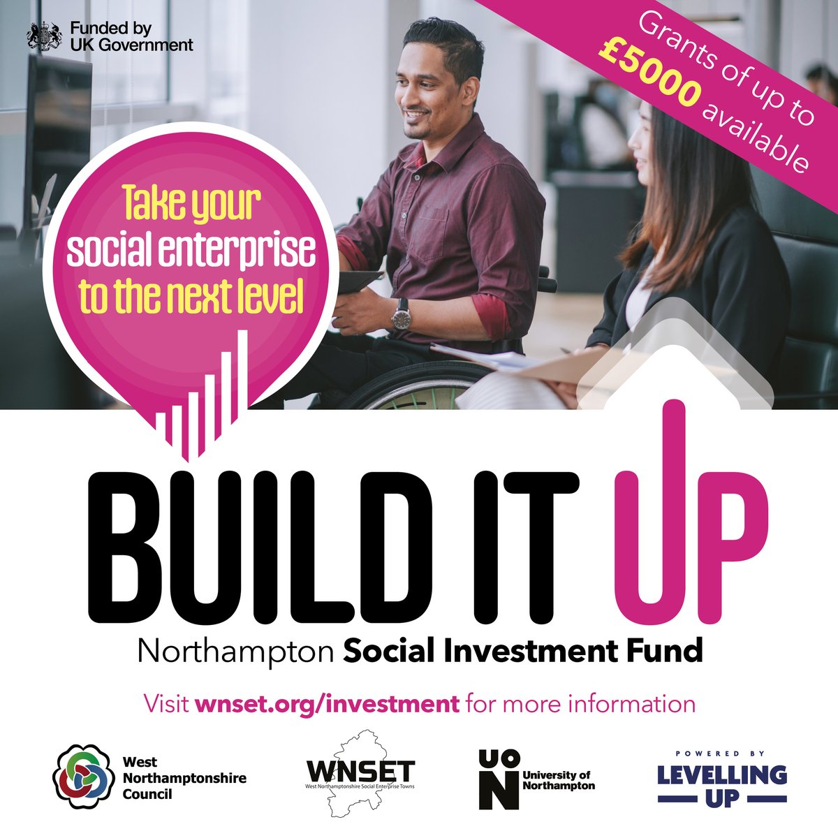 Social enterprises, charities and businesses looking to work with community organisations as part of a social value commitment are invited to join <a href="/NSETCIC/">West Northamptonshire Social Enterprise Towns CIC</a> for a networking event at <a href="/DelapreAbbey/">Delapré Abbey</a> on at 6pm Tuesday 10 October 

Book your place at ticketsource.co.uk/null/t-dvlngax