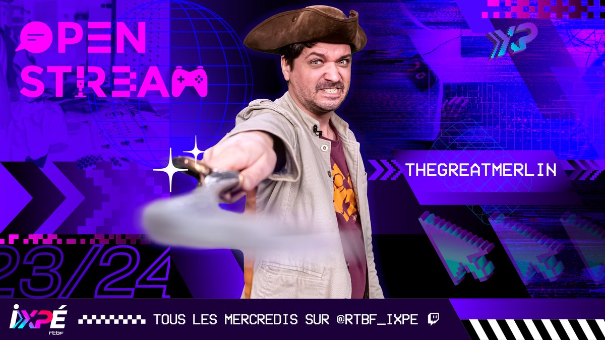 RTBF_iXPe's tweet photo. Mercredi c'est #Openstream sur notre chaîne Twitch !
Cette semaine, c'est @TheGreatMerlin2 qui prend les commandes du studio pour du #SeaOfThieves 🏴☠️
🔴https://t.co/k7g8QykGqx🔴 https://t.co/0ZdKcJyjz4