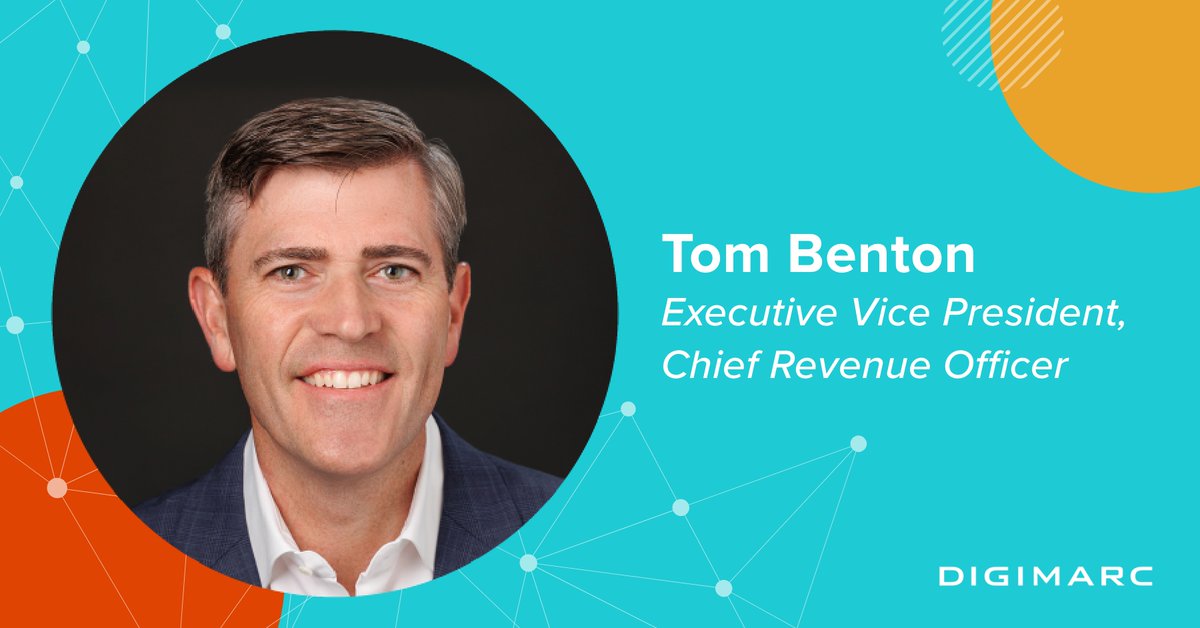 digimarc's tweet photo. We're thrilled to announce Tom Benton has joined our leadership team as Chief Revenue Officer bringing 30 years of world-class #enterprise #Sales #leadership
Read the full release here: https://t.co/MG1l4oOnoS
#news #productdigitization #digitalwatermarking https://t.co/3nGvL3GU6f