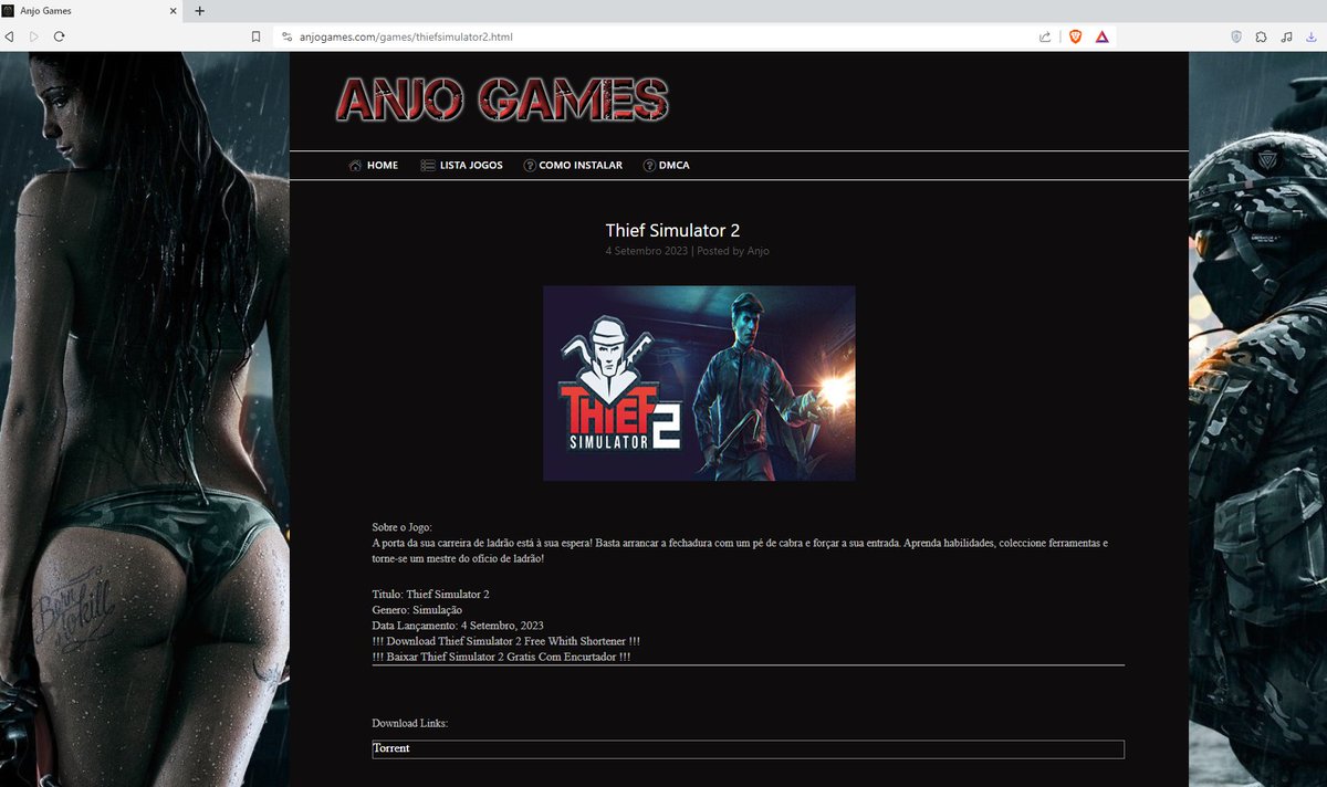anjogames07's tweet photo. Thief Simulator 2 Baixa Gratis em https://t.co/dpedbnAJXw
Thief Simulator 2 Download free (Latest Version) Online Working at https://t.co/dpedbnAJXw
#ThiefSimulator2 #steam #SteamDeals #games #steamverde #freegame #steamgames #GTA6 #PC #Mediafire #TORRENT #anjogames https://t.co/MzOOaqzfrF