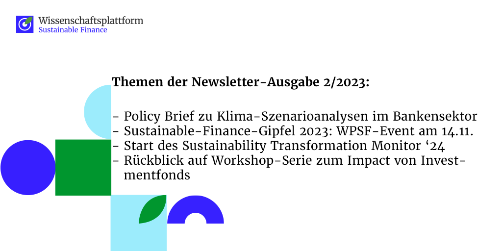 Wissenschaftsplattform Sustainable Finance (@wpsustfinance) on Twitter photo Was gibt's Neues aus der Sustainable-Finance-Forschung? Jetzt nachlesen im aktuellen WPSF-Newsletter:
wpsf.de/wp-content/upl…
Newsletter noch nicht abonniert? Jetzt anmelden: wpsf.de/newsletter/
<a href="/MercatorDE/">Stiftung Mercator</a> <a href="/uni__augsburg/">Universität Augsburg</a> <a href="/DIW_Berlin/">DIW Berlin</a> <a href="/FrankfurtSchool/">Frankfurt School</a> <a href="/unihh/">Universität Hamburg</a> <a href="/uni_kassel/">Universität Kassel</a> Was gibt's Neues aus der Sustainable-Finance-Forschung? Jetzt nachlesen im aktuellen WPSF-Newsletter:
wpsf.de/wp-content/upl…
Newsletter noch nicht abonniert? Jetzt anmelden: wpsf.de/newsletter/
<a href="/MercatorDE/">Stiftung Mercator</a> <a href="/uni__augsburg/">Universität Augsburg</a> <a href="/DIW_Berlin/">DIW Berlin</a> <a href="/FrankfurtSchool/">Frankfurt School</a> <a href="/unihh/">Universität Hamburg</a> <a href="/uni_kassel/">Universität Kassel</a>