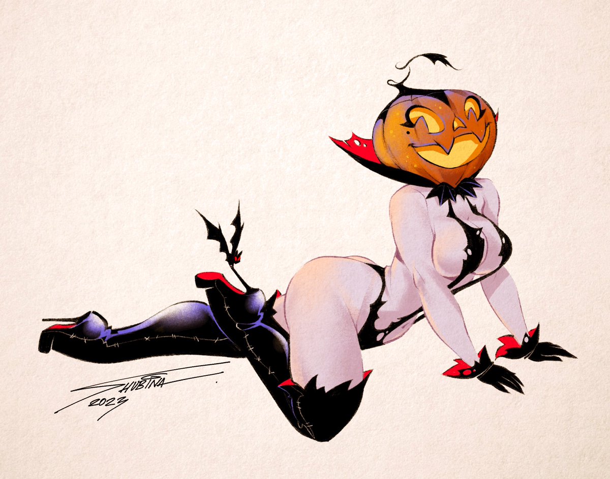sveta_has's tweet photo. Pumpkinette 🎃🦇 #svetashubina #halloween https://t.co/iHjyZCkd7F