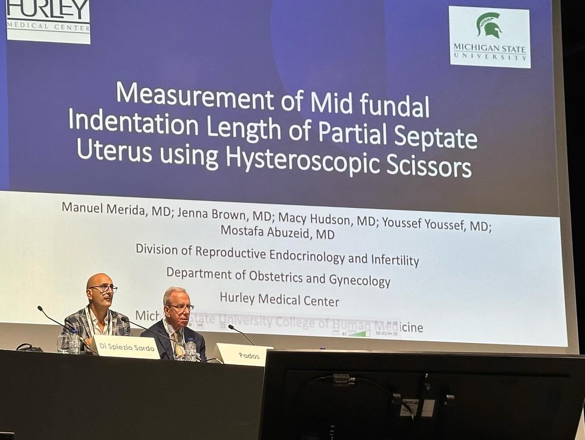 Congratulations to <a href="/ESGEorg/">European Society of Gynaecological Endoscopy</a> on a fantastic meeting. I am incredibly humbled and proud that two out of our four accepted abstracts received outstanding recognition. One was presented in the best video session, and the other was the only abstract chosen for the plenary session.