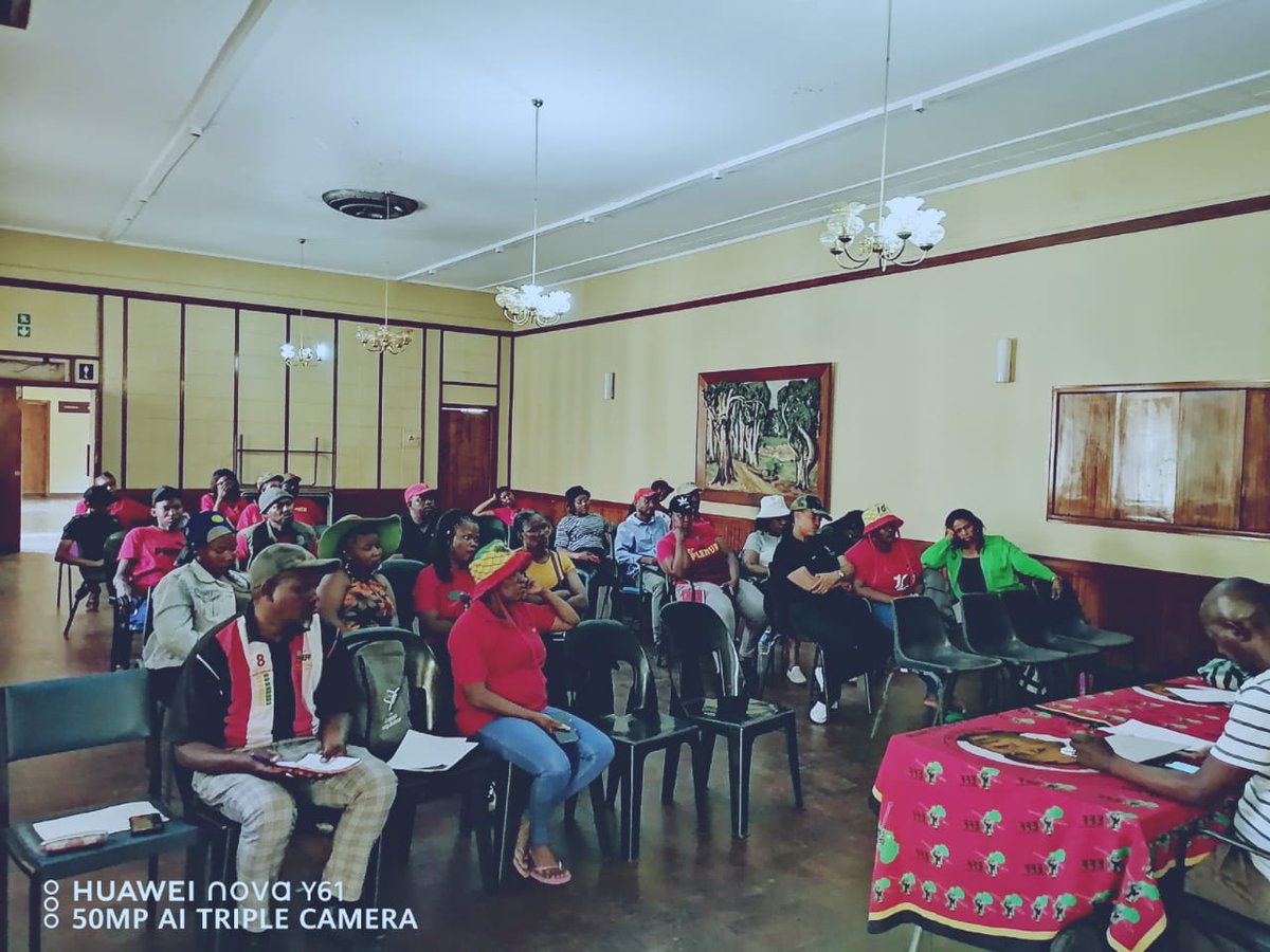 KaundaEff's tweet photo. The PETF Coordinator Papiki Babuile and RETF Coordinator Leticia Aaries met with the Conveners and Coordinators of 3 Subregions to map a forward to Victory in 2024 https://t.co/xFms7JJUW3