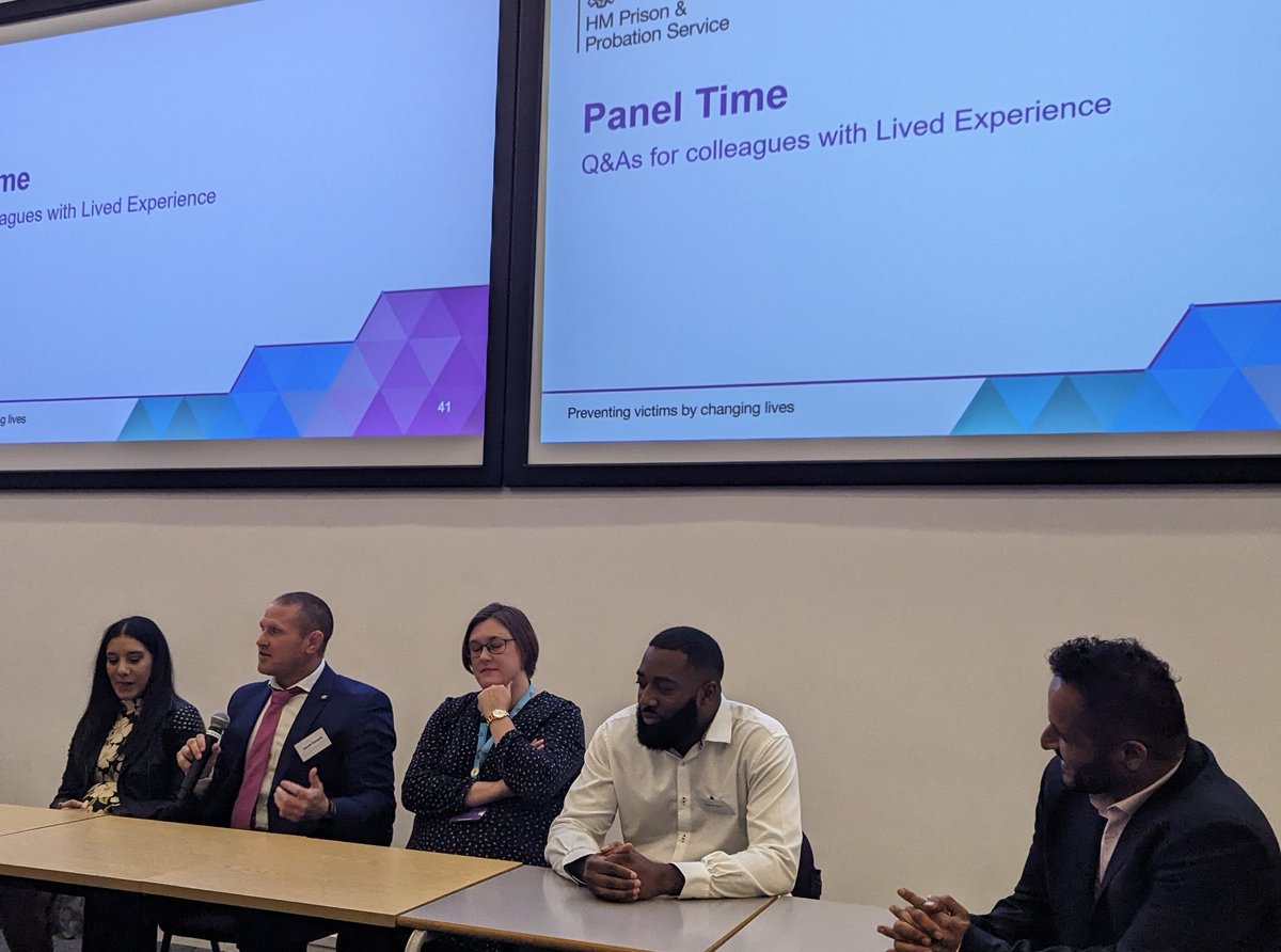 HMPPS approach to Lived experience, an empowering and informative event by the HMPPS National lived experience team last week at Westminster university. Amazing work all, I'm positive about the future of <a href="/HMPPSCymru/">HMPPS in Wales / HMPPS yng Nghymru</a> <a href="/hmpps/">HMPPS</a>